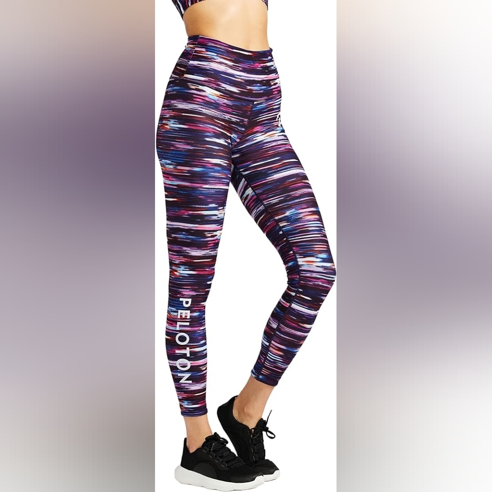 Peloton Women's Melody High Waist Legging in Abstract Space Dye